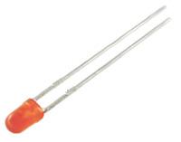 l-7104nc Kingbright2.5 V Orange LED 3mm Through Hole, L-7104NC