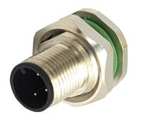 pxmbni12rpm05bpcm16 Bulgin Circular Connector, 5 Contacts, Rear, M12 Connector, Socket, Male, IP67, Buccaneer M12 Series