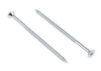 144-3503 RS PRO Pozidriv Countersunk Steel Wood Screw, Bright Zinc Plated, No. 10 Thread, 3.1/2in Length
