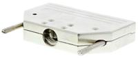 6560-0305-04 MH Connectors MHDTZI Series Zinc D Sub Backshell, 37 Way, Strain Relief