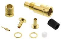 r112205000 Radiall, Jack Cable Mount SMC Connector, 50Ω, Straight Body