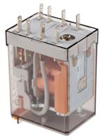 553280240040 Finder Plug In Power Relay, 24V ac Coil, 10A Switching Current, DPDT