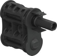 320197 Staubli MC4-Evo 2 Series, Male, Panel Mount Solar Connector, Rated At 60A, 1.5 kV PV-AZS4
