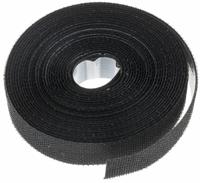 890-4161 RS PRO Black Hook Tape, 20mm x 5m