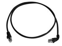 l00000a0201 Telegartner, 0.5m Cat6a, Black RJ45 to Male RJ45 Male, S/FTP Shielded, Terminated LSZH Sheath
