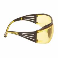 sf403xsgaf-yel 3M SecureFit Anti-Mist Safety Glasses, Amber PC Lens