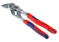 86-05-250-t Knipex Plier Wrench, 250 mm Overall, Angled, Bent, Flat, Straight Tip, 52mm Jaw