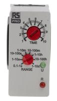 178-5025 RS PRO Plug In Timer Relay, 12 → 240V ac/dc, 0.1 s → 10days, 1-Function, DPDT