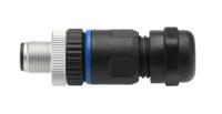 pxppam12fim08astpg9 Bulgin Circular Connector, 8 Contacts, Panel, M12 Connector, Plug, Male, IP67, Buccaneer M12 Series