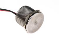 mpz022f Bulgin Piezo Switch, Momentary, IP68, IP69K, Wire Lead, 1 A @ 24 V dc, -40 → +85°C Grey