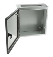 nsycrn33150 Schneider Electric Spacial CRN Series Steel Wall Box, IP66, 300 mm x 300 mm x 150mm