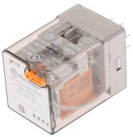601280240040 Finder Plug In Power Relay, 24V ac Coil, 10A Switching Current, DPDT