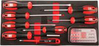 833-5947 RS PRO Pozidriv; Slotted Bit Holder & Standard Screwdriver Set, 39-Piece