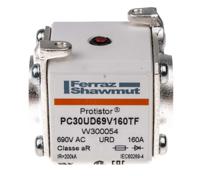 w300054 Mersen 160A size 30 FF Square Body Fuse, aR, 700V