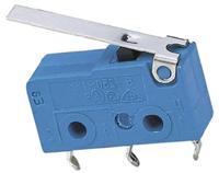 10507202 Marquardt Hinge Lever Micro Switch, PCB Terminal, 5 A @ 250 V ac, SP-CO, IP00, IP40