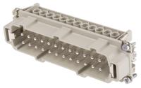10196000 EPIC Heavy Duty Power Connector Insert, 16A, Male, H-BE Series, 24 Contacts