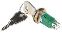 irl-5-m-d-2-rs Lorlin Key Switch, DPDT, 1 A @ 24 V dc 2-Way Random-Key