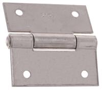 448-5247 Pinet Stainless Steel Butt Hinge, Screw Fixing, 60mm x 60mm x 2mm