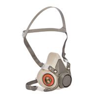 6200 3M 6000 Series Half-Type Respirator Mask, Size Medium