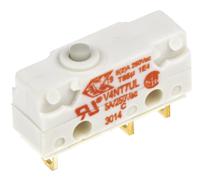 42394 Saia-Burgess Plunger Micro Switch, Solder Terminal, SPDT, IP40