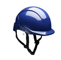 9008404-s08cbl Centurion Safety Concept SecurePlus Blue Helmet with Chin Strap, Adjustable