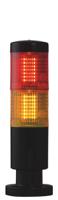 220-5034 RS PRO Red/Amber Signal Tower, 2 Lights, 24 V, Screw Mount