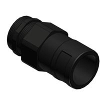 nvnv-m160-10 Straight, Conduit Fitting, M16, Polyamide 6, Black
