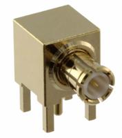 mcx-p-p-h-ra-th1 Samtec MCX Series, Plug Through Hole MCX Connector, 50Ω, Through Hole Termination, Right Angle Body