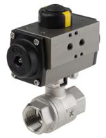 760-5633 RS PRO Ball type Pneumatic Actuated Valve, BSP 1in, 1000 psi