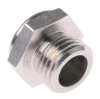 0682-00-13 Legris 0682 Stainless Steel 12bar Pneumatic Silencer, Threaded, G 1/4 Male