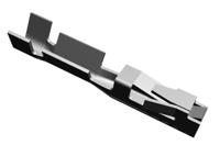 166500-2 TE Connectivity AMPMODU Tandem Spring Series Female Crimp Terminal, 24AWG Min, 20AWG Max