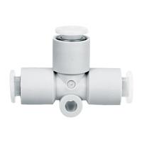 kgt12-00 SMC KGT Series Union Tee, 12 mm to 12 mm, Tube-to-Tube Connection Style, KGT12-00
