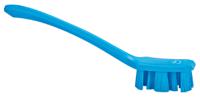 41963 Vikan Hard Bristle Blue Scrubbing Brush, 37mm bristle length, PET bristle material