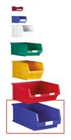 350-5873 RS PRO PP Storage Bin, 510mm x 315mm x 200mm, Blue