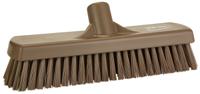 706066 Vikan Hard Bristle Brown Scrubbing Brush, 46mm bristle length, PET bristle material