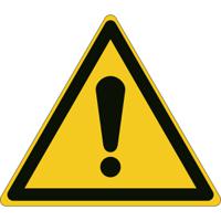 826616 Brady Self-Adhesive General Hazard Hazard Warning Sign