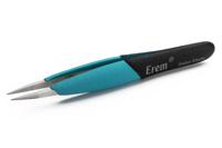 eoodsa Weller Erem 120 mm, Stainless Steel, Inside Serrated, ESD Tweezers