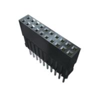 esq-107-12-l-d Samtec ESQ Series Vertical Through Hole Mount PCB Socket, 14-Contact, 2-Row, 2.54mm Pitch