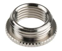 52104312 Lapp Cable Gland Adaptor, M20 Exterior Thread, M16 Interior Thread, Nickel Plated Brass, SKINDICHT Series