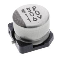 uwt1c101mcl1gb Nichicon 100μF Aluminium Electrolytic Capacitor 16V dc, Surface Mount - UWT1C101MCL1GB