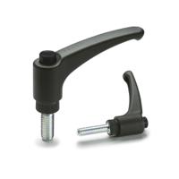 234111-c1 Elesa Matt Black Steel Handle 32.5 mm Height, 16mm Width, 52mm Length