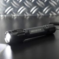 obs-fl2 Observer Tools LED Pocket LED Torch Black - Rechargeable 1000 lm, 135 mm