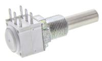 p11l2v0flsy00102ka Vishay P11L 1kΩ Rotary Potentiometer 2-Gang Panel Mount, P11L2V0FLSY00102KA
