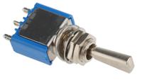 5639a9 APEM Toggle Switch, Panel Mount, On-Off-On, SPDT, Solder Terminal
