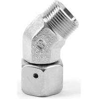 ev22lomdcf Parker Elbow 45° Tube to Swivel Male 24° DIN Cone to Male 24° DIN Cone, EV22LOMDCF