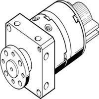 dsm-8-180-p-a-ff-fw Festo DSM Series 8 bar Double Action Pneumatic Rotary Actuator, 180° Rotary Angle, 8mm Bore