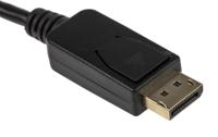 186-3035 RS PRO Male DisplayPort to Male HDMI, PVC  Cable, 1080p, 2m