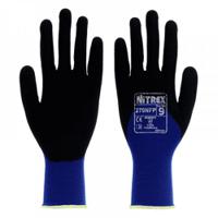 270nfp-08 Unigloves 270NFP Black, Blue Nylon Work Gloves, Size 8, Nitrile Coating