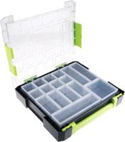 767-4964 RS PRO 16 Cell Transparent, Grey, Green PP, Adjustable Compartment Box, 375mm x 325mm x 70mm