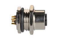 t4131512041-000 TE Connectivity Circular Connector, 4 Contacts, Rear, M12 Connector, Plug, Female, IP67, M12 Series